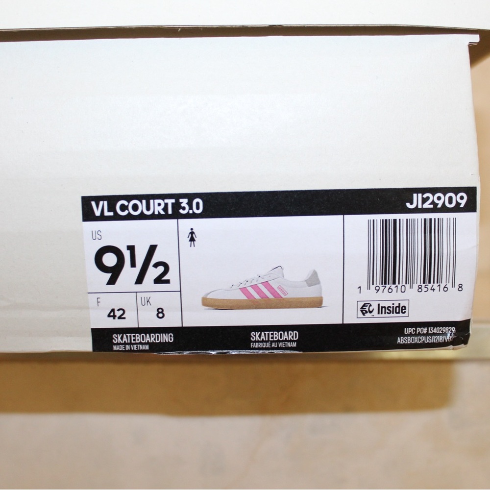 Adidas VL Court 3.0 sneakers (women’s 9.5) (NWT) - Picture 14 of 15